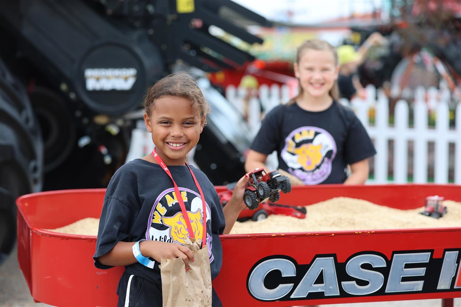 Smiling Engleman 3rd Graders at the Nebraska State Fair.